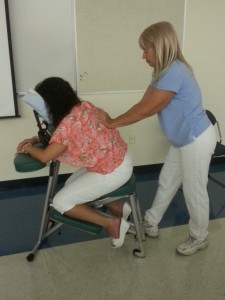 Health Fair Chair Massage