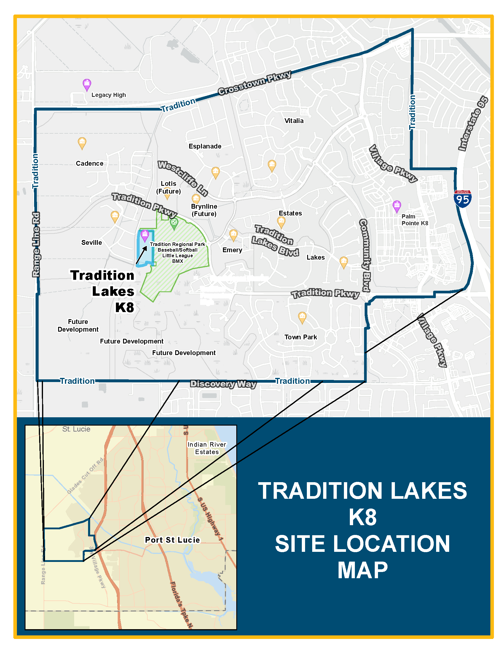 Tradition Lakes K-8 logo