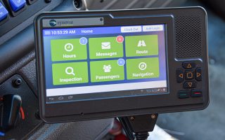 An industry leading GPS system is installed on all SLPS buses. The tablet is part of this system allowing the driver instant access to route, student, and mapping information