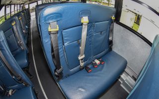 3-point seat belts are part of our fleet upgrade and are equipped on all new buses.