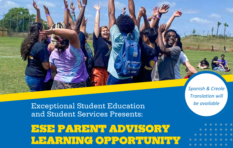 ESE Parent Advisory Learning Opportunity template