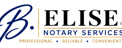 B. Elise Notary Services Logo B. Elise Notary Services Logo
